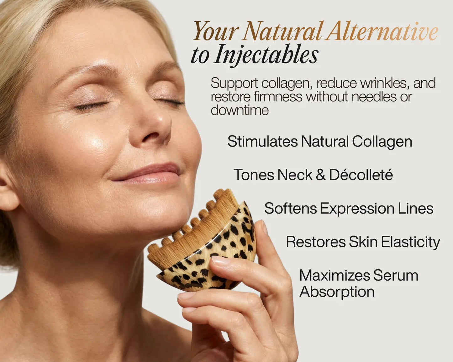 Lymphatic Face Brush ÉLYSE SKIN